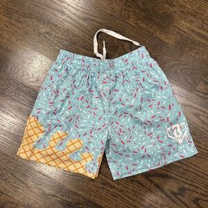 Baseball lifestyle 101 ice cream shorts youth small